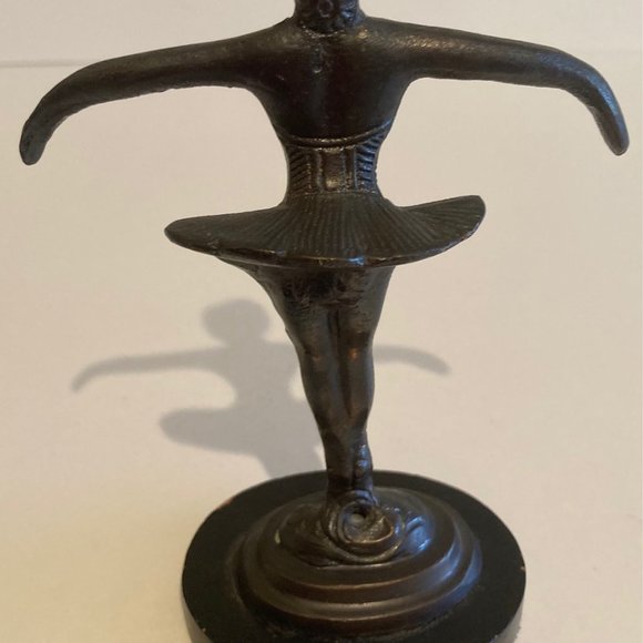 Vintage Metal Bronze Statue, Figurine, Ballerina - Picture 3 of 5